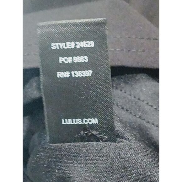 Lulus Be Mine Black Open Back Sleeveless Dress Women's Size XL Party Dress - Picture 8 of 9